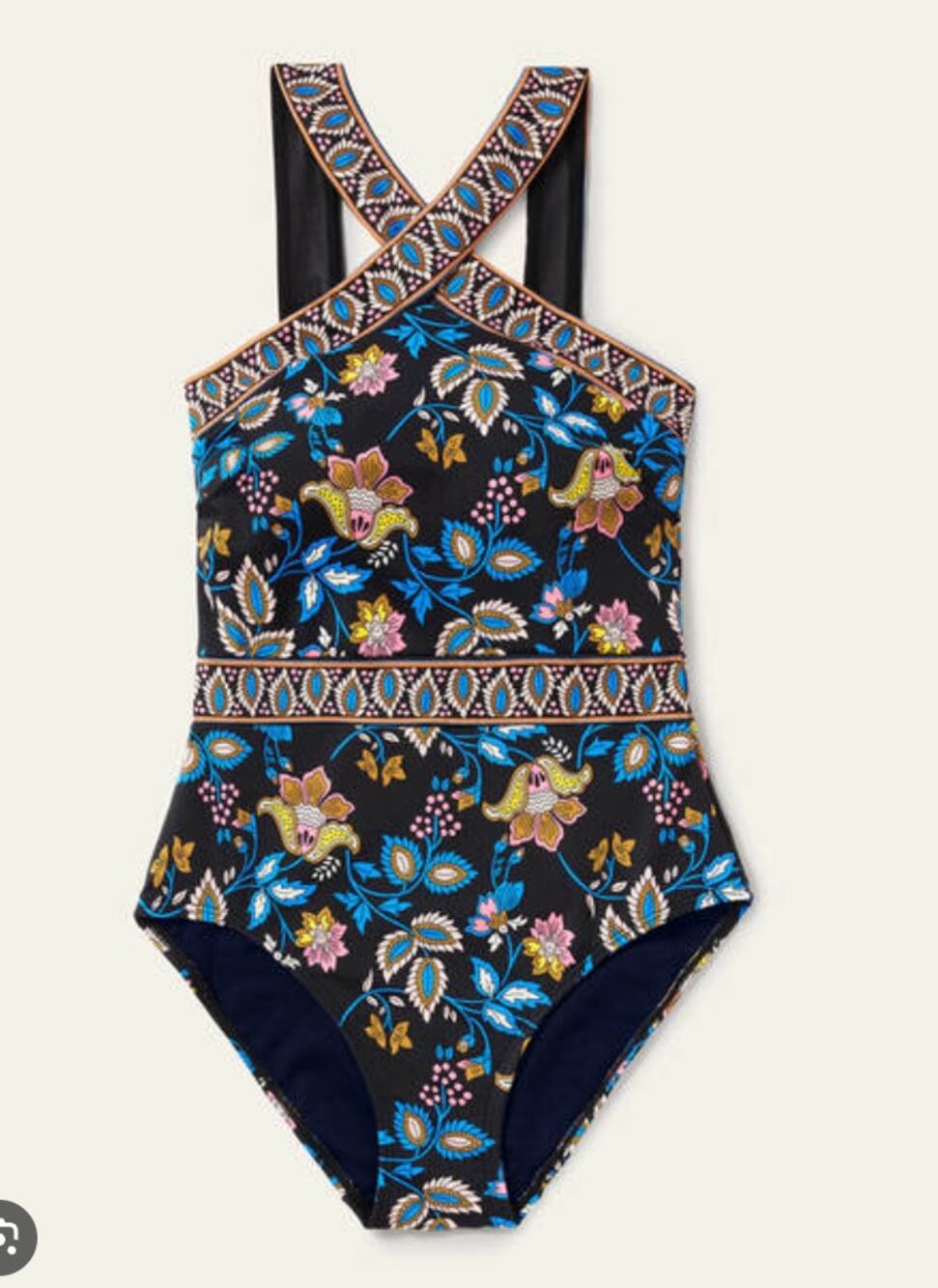 BODEN NWT Positano One-Piece Swimsuit // 8 Reg